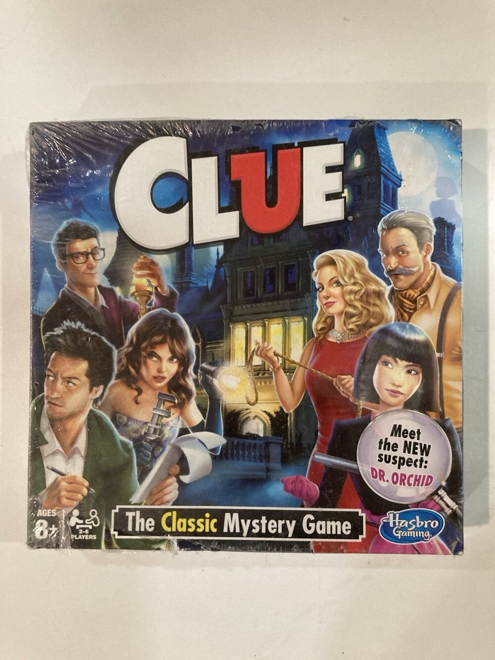 CLUE Hasbro Gaming The Classic Mystery Game NEW/SEALED Fun Family Strategy 2015